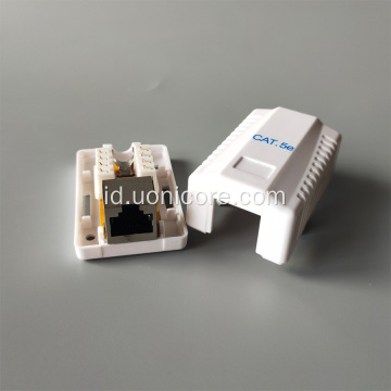 CAT5E Skid Resistance Instalasi Permukaan Mount Box